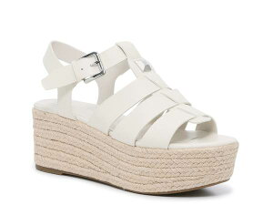 �}�[�N�t�B�b�V���[ ���f�B�[�X �V���[�Y �T���_�� Marc Fisher Joven Espadrille Wedge Sandal Ivory �A�C�{���[