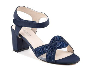 xW~EH[N fB[X V[Y T_ Touch Ups by Benjamin Walk Cam Sandal Navy lCr[