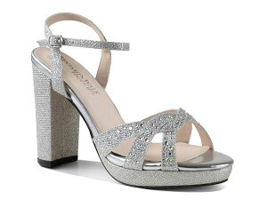 xW~EH[N fB[X V[Y T_ vbgtH[ Touch Ups by Benjamin Walk Ava Platform Sandal Silver Metallic Vo[