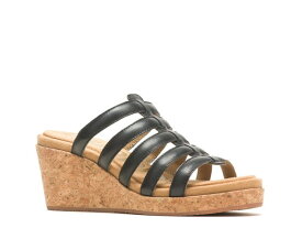 【送料無料】 ハッシュパピー レディース サンダル シューズ Willow Fisherman Wedge Sandal Black