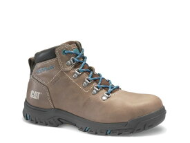 【送料無料】 キャタピラー レディース ブーツ・レインブーツ シューズ Mae Steel Toe Work Boot Light Brown