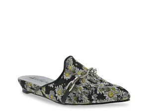 �x���[�j ���f�B�[�X �V���[�Y �T���_�� Bellini Fluent Mule Black Floral Print �u���b�N