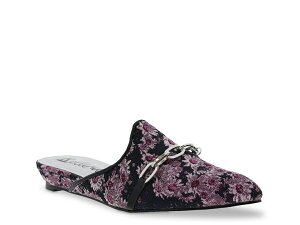 �x���[�j ���f�B�[�X �V���[�Y �T���_�� Bellini Fluent Mule Purple Floral Print �p�[�v��