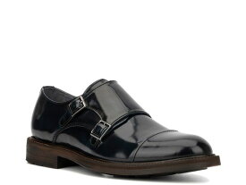 【送料無料】 ビンテージファンドリー メンズ スリッポン・ローファー シューズ Lucas Monk Strap Slip-On Navy