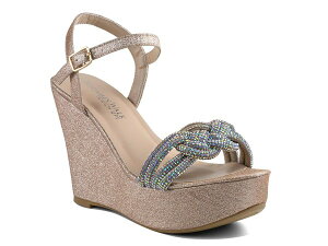 xW~EH[N fB[X V[Y T_ ~j Touch Ups by Benjamin Walk Gemini Wedge Sandal Champagne Vp