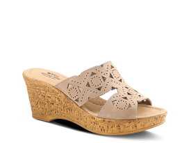 【送料無料】 スプリングステップ レディース サンダル シューズ Flamyo Wedge Sandal Beige