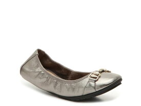 【送料無料】 ミートゥー レディース パンプス シューズ Olympia Ballet Flat Pewter Metallic