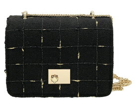 【送料無料】 ラ リゲイル レディース ショルダーバッグ バッグ Tweed Crossbody Bag Black