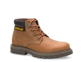 【送料無料】 キャタピラー メンズ ブーツ・レインブーツ シューズ Outbase Work Boot Light Brown