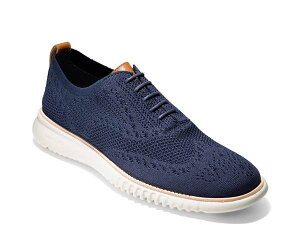 �R�[���n�[�� �����Y �V���[�Y �I�b�N�X�t�H�[�h �E�B���O�`�b�v Cole Haan 2.ZeroGrand StitchLite Wingtip Oxford Navy �l�C�r�[