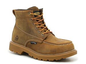�E�����@���� �����Y �V���[�Y �u�[�c�E���C���u�[�c Wolverine Floorhand Work Boot Tan �^��