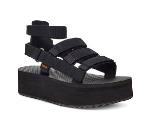 �e�o ���f�B�[�X �V���[�Y �T���_�� Teva Flatform Mevia Sandal Black �u���b�N