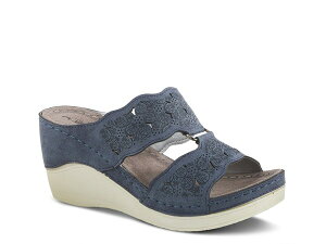 yz tNTX fB[X T_ V[Y Dreiser Wedge Sandal Navy