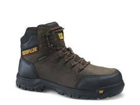 【送料無料】 キャタピラー メンズ ブーツ・レインブーツ シューズ Resorption Work Boot Dark Brown