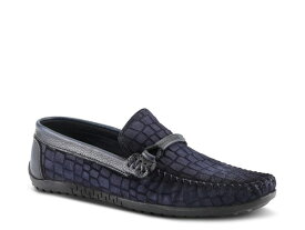 【送料無料】 スプリングステップ メンズ スリッポン・ローファー シューズ Luciano Loafer Blue