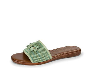 �C�^���A���V���[���[�J�[ ���f�B�[�X �V���[�Y �T���_�� Italian Shoemakers Ivanna Sandal Green �O���[��
