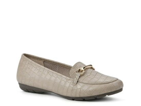 【送料無料】 クリフバイホワイトマウンテン レディース スリッポン・ローファー シューズ Glowing Loafer Taupe Croc Print