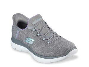 XPb`[Y fB[X V[Y Xj[J[ Skechers Slip-ins Summits Dazzling Haze Slip-On Sneaker - Women's Grey/Purple O[