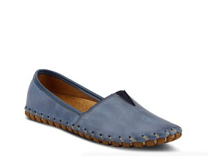 �X�v�����O�X�e�b�v ���f�B�[�X �V���[�Y �X���b�|���E���[�t�@�[ Spring Step Kathaleta Slip-On Blue �u���[