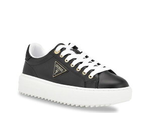 QX fB[X V[Y Xj[J[ vbgtH[ Guess Denesa Platform Sneaker Black ubN