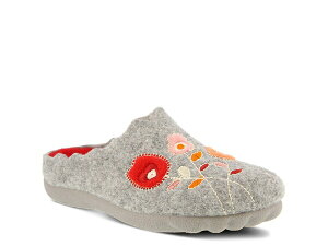 tNTX fB[X V[Y T_ Flexus by Spring Step Wildflower Slipper Grey O[