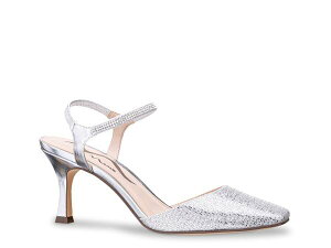 �j�i ���f�B�[�X �V���[�Y �p���v�X Nina James Pump Silver Metallic �V���o�[