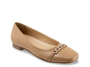 【送料無料】 トロッターズ レディース パンプス シューズ Harmony Flat Beige