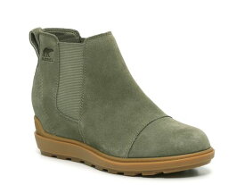 【送料無料】 ソレル レディース ブーツ・レインブーツ シューズ Evie II Chelsea Boot Dark Green