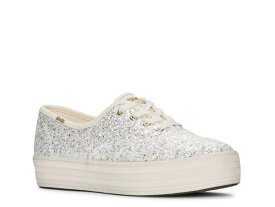 【送料無料】 ケッズ レディース スニーカー シューズ Glitter Platform Sneaker - Women's Light Beige