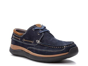 vybg Y V[Y fbLV[Y Propet Pomeroy Boat Shoe Navy lCr[
