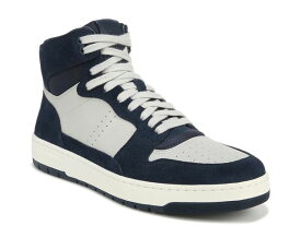 【送料無料】 ヴィンス メンズ スニーカー シューズ Mason High-Top Sneaker - Men's Blue Leather & Fabric