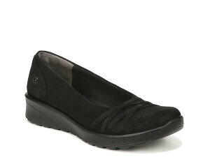 rW[Y fB[X V[Y Xb|E[t@[ BZees Goody Wedge Slip-On Black ubN