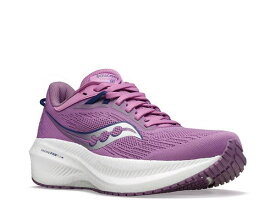 【送料無料】 サッカニー レディース スニーカー ウォーキングシューズ シューズ Triumph 21 Running Shoe - Women's Purple
