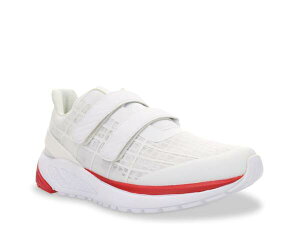 vybg fB[X V[Y Xb|E[t@[ Xj[J[ Propet One Twin Strap Slip-On Sneaker White/Red zCg