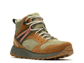 【送料無料】 メレル レディース ブーツ・レインブーツ シューズ Wildwood Mid Sneaker Boot Dark Green Multicolor