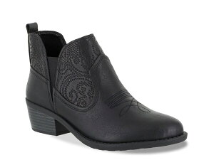 �C�[�W�[�X�g���[�g ���f�B�[�X �V���[�Y �u�[�c�E���C���u�[�c Easy Street Legend Western Bootie Black Floral �u���b�N