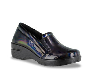 yz C[W[Xg[g fB[X Xb|E[t@[ V[Y Leeza Slip-On Navy Iridescent
