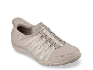 XPb`[Y fB[X V[Y Xb|E[t@[ Xj[J[ Skechers Slip-Ins Breathe Easy Roll-With-Me Slip-On Sneaker Taupe g[v