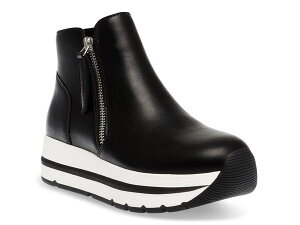 �X�e�B�[�u �}�f�� ���f�B�[�X �V���[�Y �X�j�[�J�[ �v���b�g�t�H�[�� Steve Madden Glided Unit Platform High-Top Sneaker Black Leather �u���b�N