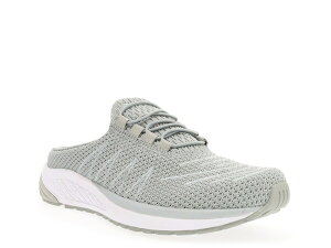 �v���y�b�g ���f�B�[�X �V���[�Y �X���b�|���E���[�t�@�[ �X�j�[�J�[ �j�b�g Propet Tour Knit Slide Sneaker Grey �O���[