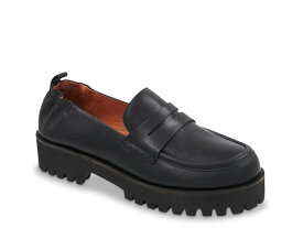 【送料無料】 アンドレア アース レディース スリッポン・ローファー シューズ River Platform Loafer Black