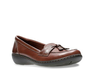 N[NX fB[X V[Y Xb|E[t@[ Dark Brown Clarks Ashland Bubble Loafer