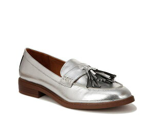 tRTg fB[X V[Y Xb|E[t@[ Franco Sarto Carolyn Loafer Silver Metallic Vo[