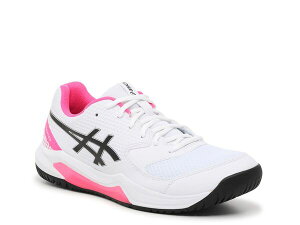 AVbNX fB[X V[Y Xj[J[ ASICS Gel Dedicate 8 Pickleball Sneaker White/Pink zCg