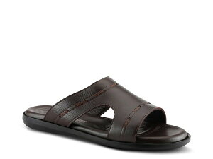 XvOXebv Y V[Y T_ Spring Step Benn Slide Sandal Brown uE