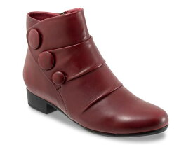 【送料無料】 トロッターズ レディース ブーツ・レインブーツ シューズ Mila Bootie Sangria Red