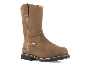 �A�C�����G�C�W �����Y �V���[�Y �u�[�c�E���C���u�[�c Iron Age Groundbreaker Pull On Composite Toe Work Boot Dark Brown �u���E��