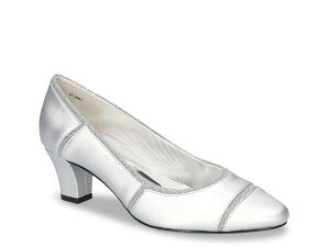 �C�[�W�[�X�g���[�g ���f�B�[�X �V���[�Y �p���v�X Easy Street Datia Pump Silver Satin �V���o�[