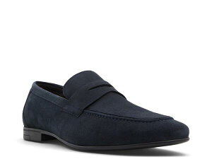 Ah Y V[Y Xb|E[t@[ Navy Suede Aldo Wakith Penny Loafer