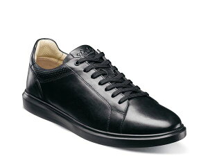 �t���[�V���C�� �����Y �V���[�Y �X�j�[�J�[ ���[�X Florsheim Social Lace To Toe Sneaker Black �u���b�N
